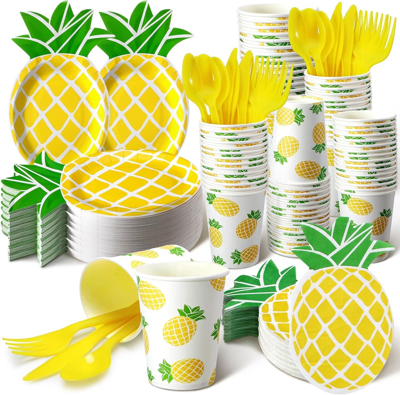 50 Guests Disposable Dinnerware Set Baby Bridal Shower Holiday Party Favors